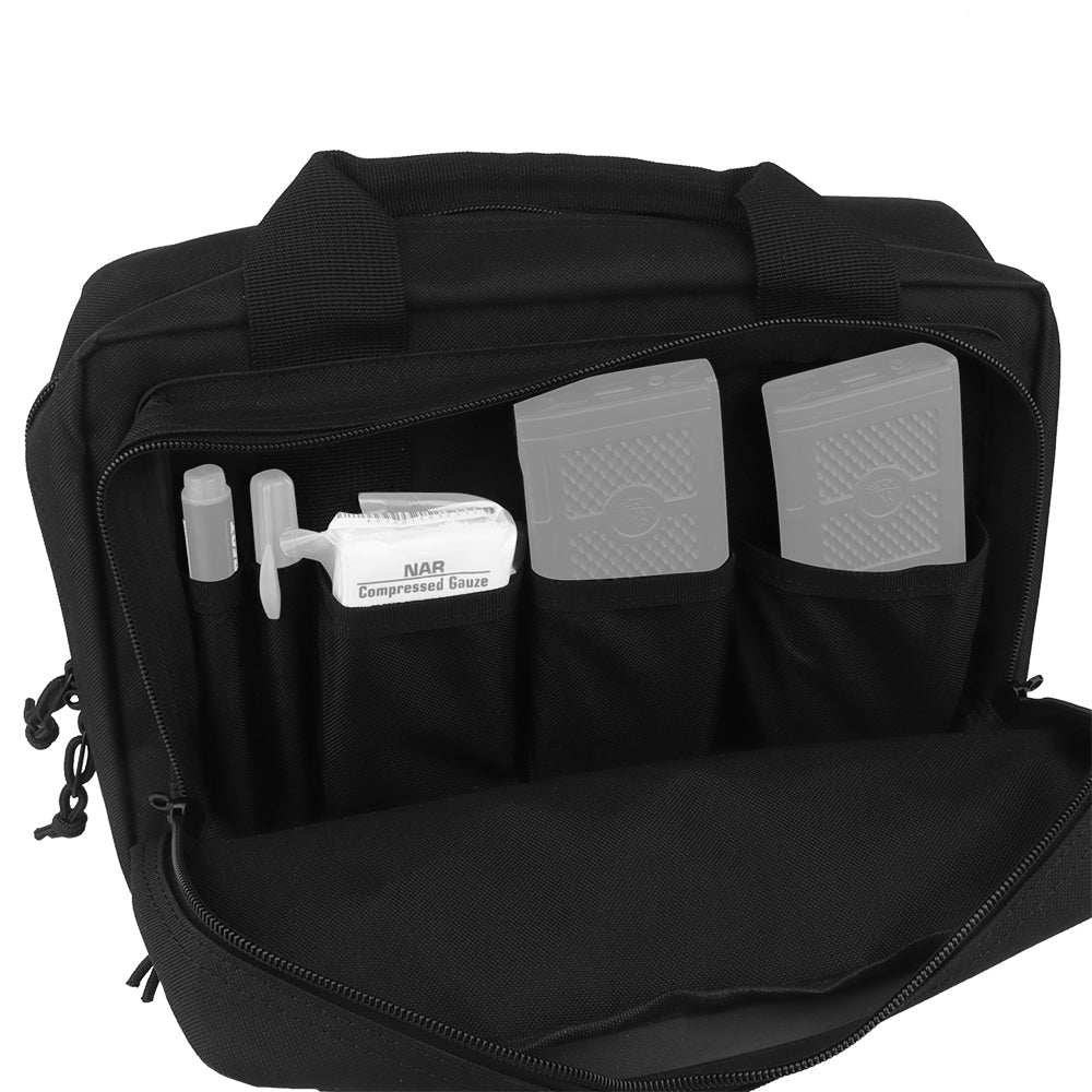 UNIQPROTAC GB-75 Tactical Gun Range Bag for 2 Pistols